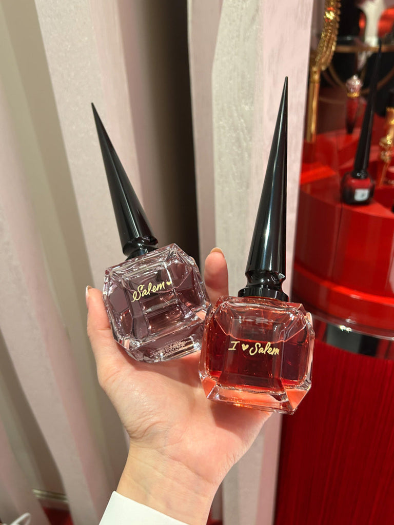 Perfume Engraving at Christian Louboutin in Toronto provided by Toronto calligrapher engraver Jessie Wang