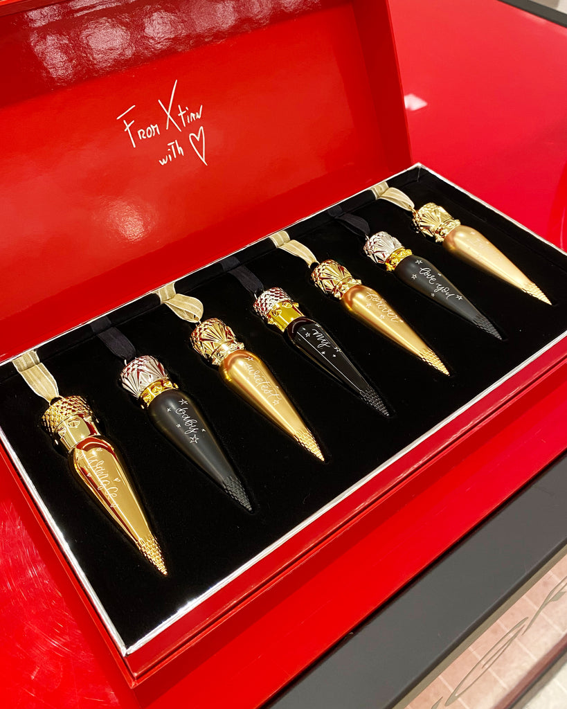 Toronto Calligraphy Engraving - Christian Louboutin live event artist