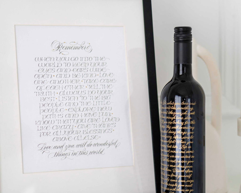 Jessie Wang - Toronto calligraphy and hand engraving artist offering luxury live event personalization, custom painting, and corporate gifting experiences