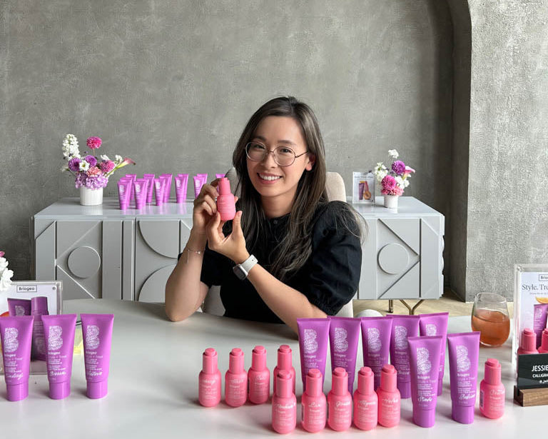 Live personalization during Briogeo Toronto brand activation event.